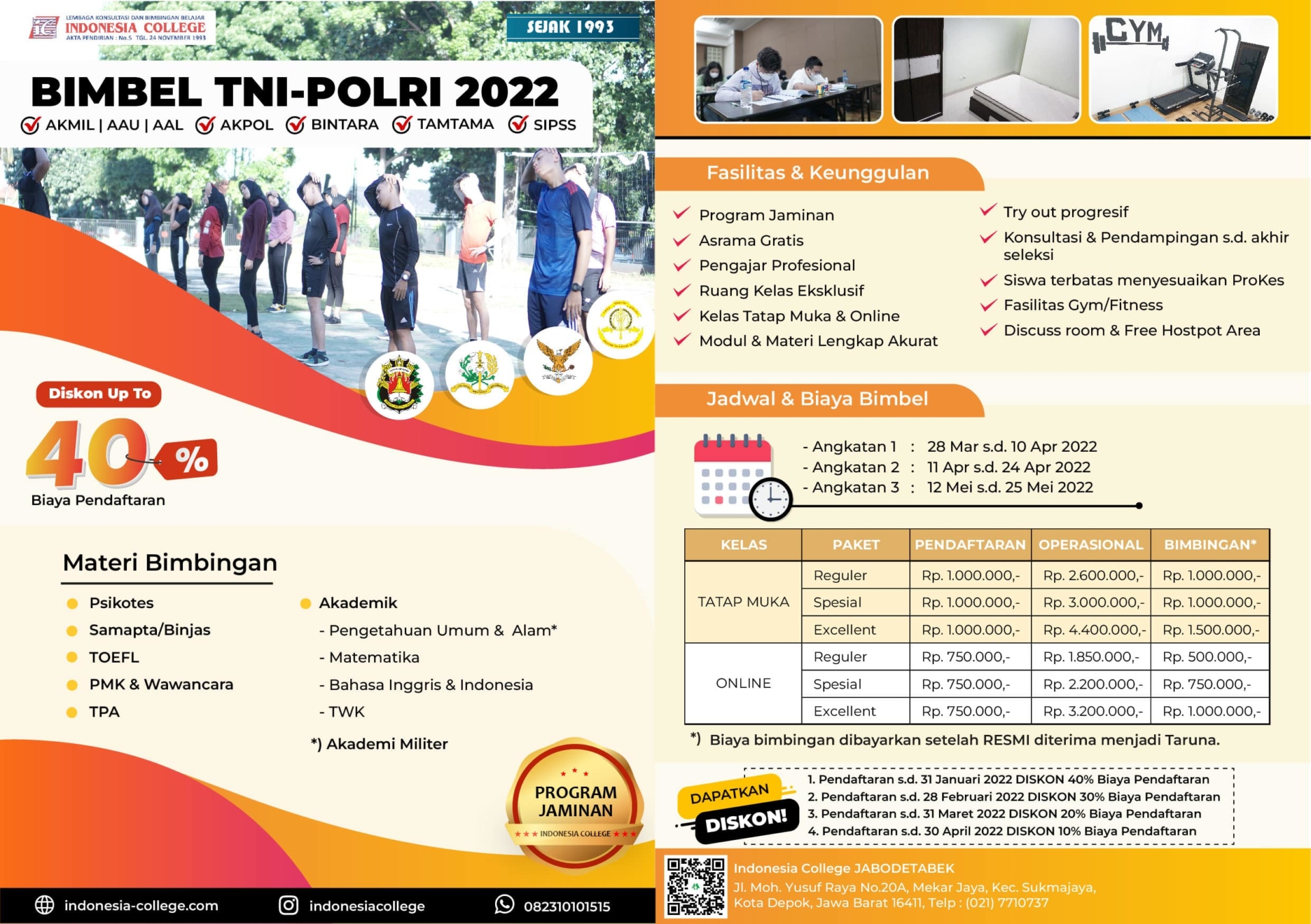 Bimbel TNI-POLRI 2022