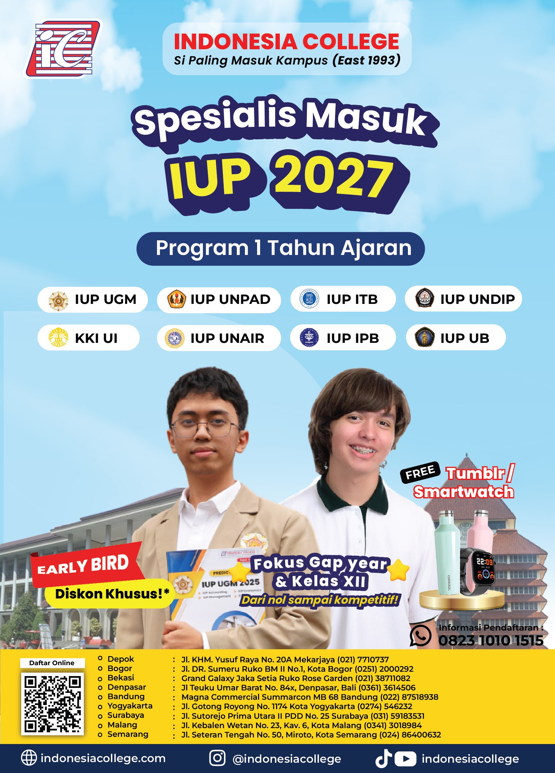 Bimbel IUP 1 Tahun Ajaran 2027
