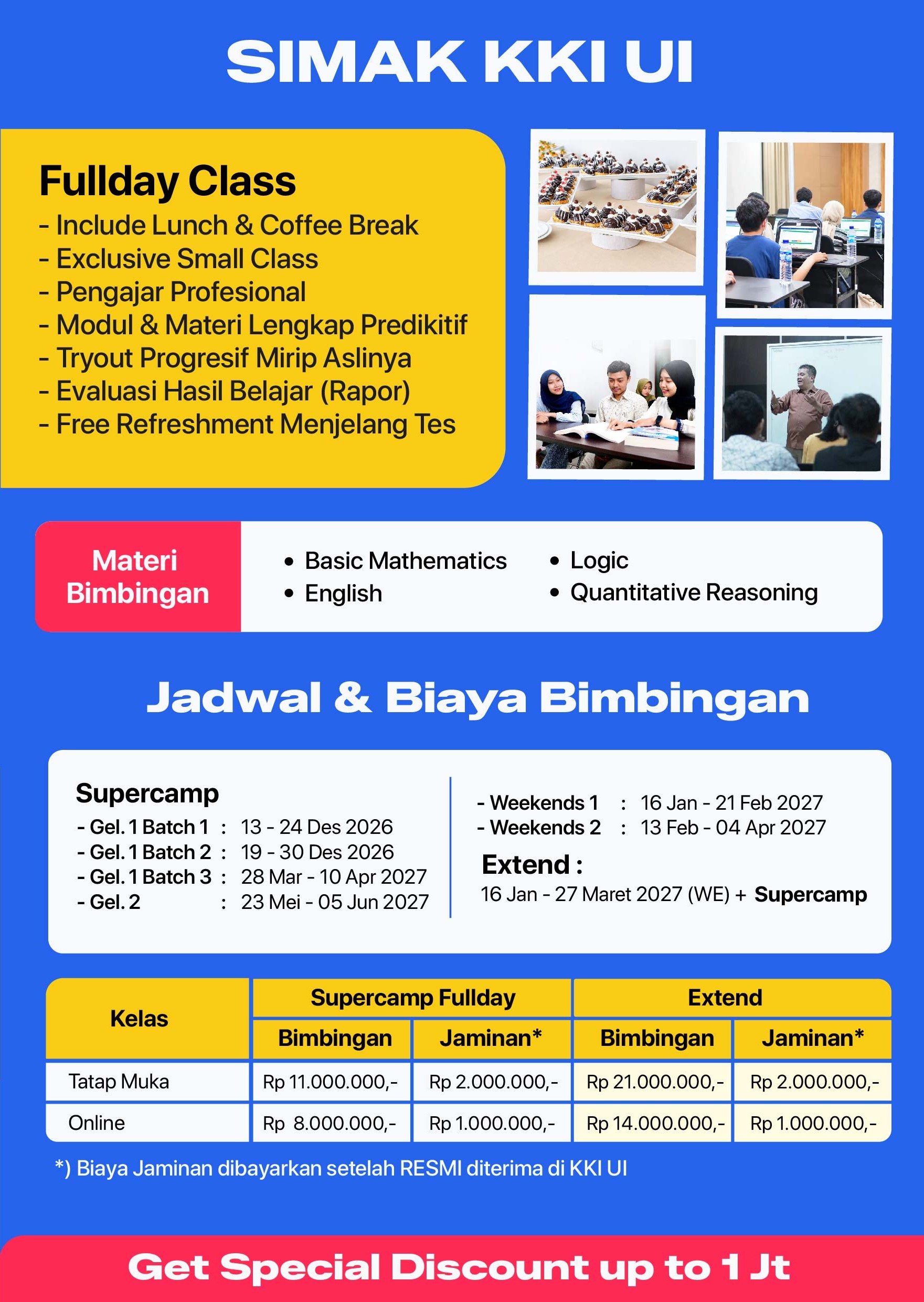 Brosur SIMAK UI - Reguler dan Kelas Internasional UI 2027